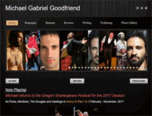 Tablet Screenshot of michaelgabrielgoodfriend.com